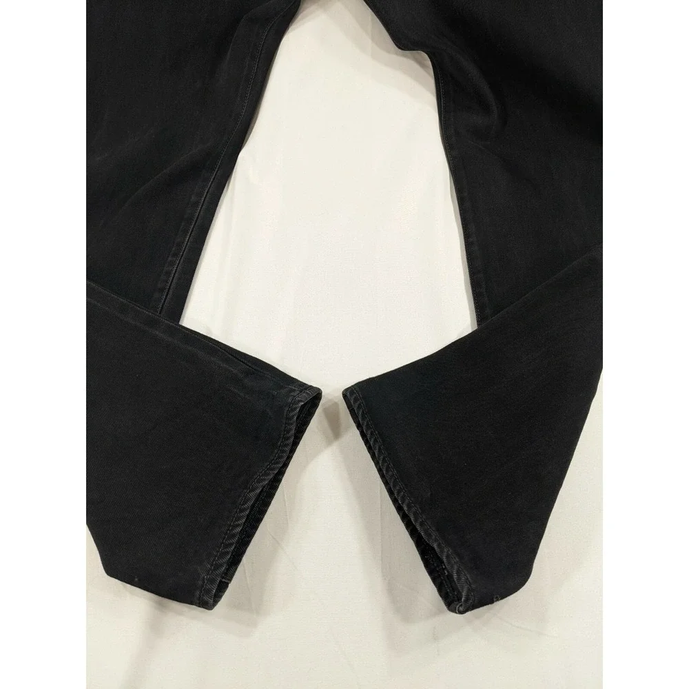 Levi's‎ 501 XX Button-Fly Straight Leg Black Denim Jeans 36x34 True to Size